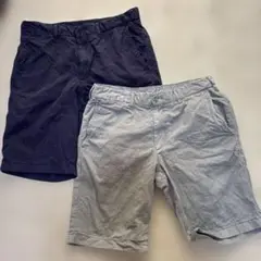 UNIQLO ショートパンツ 2点セット ネイビー・カーキ