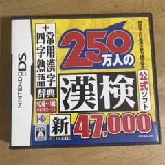 DSソフト 250万人の漢検