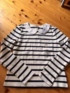 新品　タグ付き　GAP ストライプ 長袖カットソー 140CM ボーダー