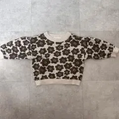 GROWN 花柄ニット 12-18m