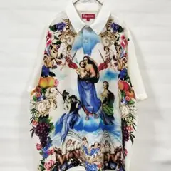 美品 SUPREME HEAVENLY シルク100％ ポロシャツ Lサイズ 黒 supreme Heavenly Silk Polo ブラック L