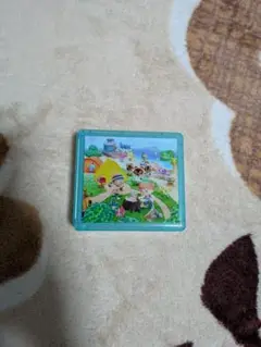 どうぶつの森 ゲームケース 透明水色