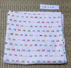 コスモ　ダブルガーゼ　国旗　110×2m　アイボリー