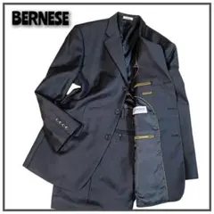 【未使用に近い】BERNESE セットアップスーツ ダークグレー L