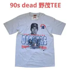 未使用 ドジャース 野茂英雄 Tシャツ USA MLB 90s dead 当時物