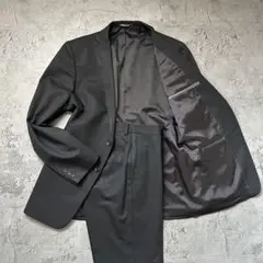 美品 高級礼服喪服 ブラックフォーマル メンズ スーツ リクルート ビジネス