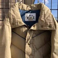 WOOL RICH ダウンジャケット USA製 ビッグシルエット 古着 80s