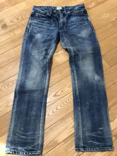 美品　デニム　ジーンズ　ダブルタップス　ダメージ