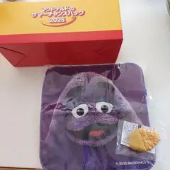 マクドナルドのサマーチャンスバッグ2025 グリマスハンカチ　ナゲットクリップ