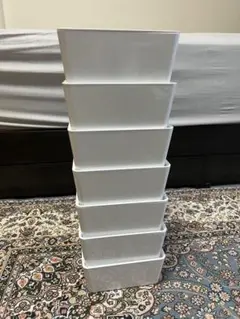 IKEA クッギス蓋付きボックス×７個