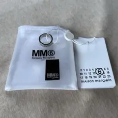 25SS新品 メゾン マルジェラ MM6 カレンダーロゴ リング シルバー 指輪