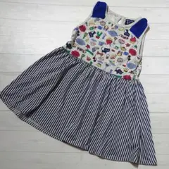 子供服 トリプルマジック ノースリーブドッキングワンピース 120cm