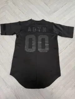 ADYN フットボールTee ブラック Sサイズ