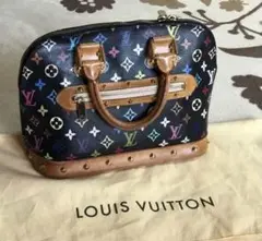 ルイヴィトン LOUIS VUITTONマルチカラーモノグラム アルマ pm 黒