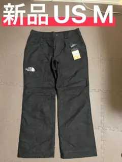 特価 新品 高機能 ノースフェイス メンズスノーボードパンツ M 黒 スノボー