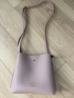 ピンク ショルダーバッグ 合成皮革