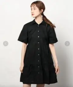 GAP♡ティアードミニシャツワンピース　Sサイズ