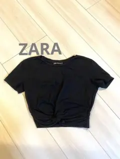 ZARA ブラック 半袖Tシャツ Sサイズ