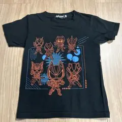 BANDAI 仮面ライダー　スーパーライブ　半袖Tシャツ　120㎝　黒