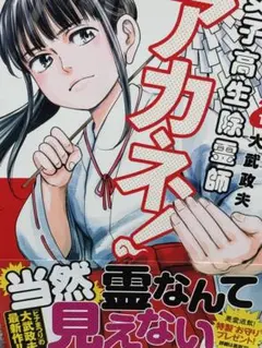 女子高生除霊師アカネ！ 1巻発売記念プレゼント 特製 お守り 希少 レア 女子高生除霊師アカネ！ 1巻発売記念プレゼント 特製 お守り