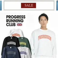 The Progress Running Club sweat PRC-24AW