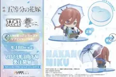 五等分の花嫁 TYNY SCENE 傘っこ 中野三玖 フィギュア　新品未開封