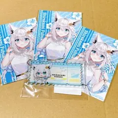 ホロライブ DMMスクラッチ 白上フブキ アクキー ブロマイド3枚組3セット