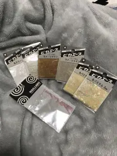 ネイル用ラメ&パーツセット