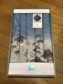 未使用品 座布団カバー 夏用 ５枚組 55cm×59cm 銘仙判