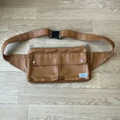 PORTER ブラウン ウエストバッグ