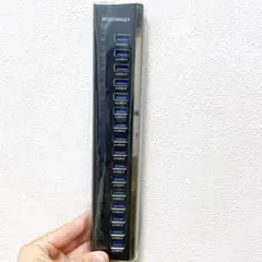 USB ハブ 3.0 16ポート アルミ製 USB Hub 100W 高速転送