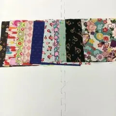 ★A14★約25cm×約25cm/10枚/カットクロス/国産プリント生地