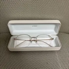 美品 JINS ピンクゴールド オーバルフレーム メガネ