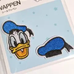 【新品未使用】ディズニー　刺繍ワッペン　シール　ドナルド2p　1点