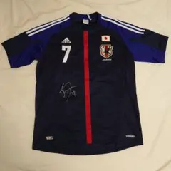 【美品】サッカー日本代表 大津祐樹 直筆サイン入りユニフォーム