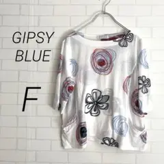 (r2939)ジプシーブルー【F】トップス レディースtシャツ半袖 柄物 夏物