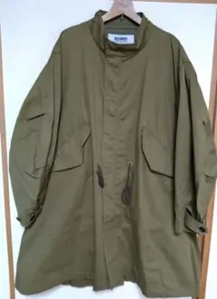 BASISBROEK デザインモッズコート カーキ ベルギー製