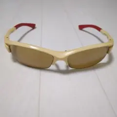 J.LINDEBERGメンズサングラス クリーム色と赤
