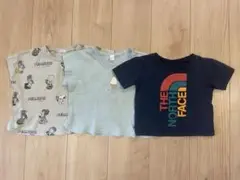 Tシャツ３枚セット　まとめ売り　ノースフェイス　アプレレクール　80