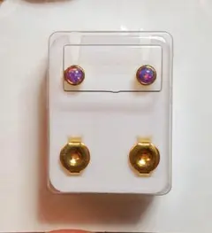 医療用ファーストピアス 24K オパール36