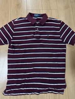 Polo by Ralph Lauren ストライプ ポロシャツ M