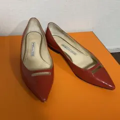 pellico ペリーコ アネッリ エナメルフラットシューズ 赤レッド バレエ
