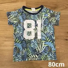 H&M 南国 カマキリ Tシャツ 80cm