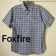 Foxfire チェック半袖シャツ（メンズMサイズ）★美品★