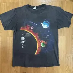 90s 国立航空宇宙 スミソニアン博物館 太陽系 両面プリント Tシャツ L