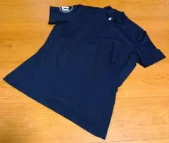 【超美品】M-U SPORTSレディース モックネックハーフジップアップシャツM