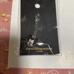 ディズニーミッキーストラップ　スワロスキー