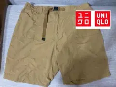 UNIQLO ユニクロ　ナイロンギアショートパンツＬサイズ　ベージュ色
