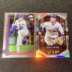 マット・ショウ RC 2025 topps bowman クロームルーキーカード