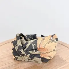 ウィリアムモリス　アネモネ　クロスターバンカチューシャ　オレンジ